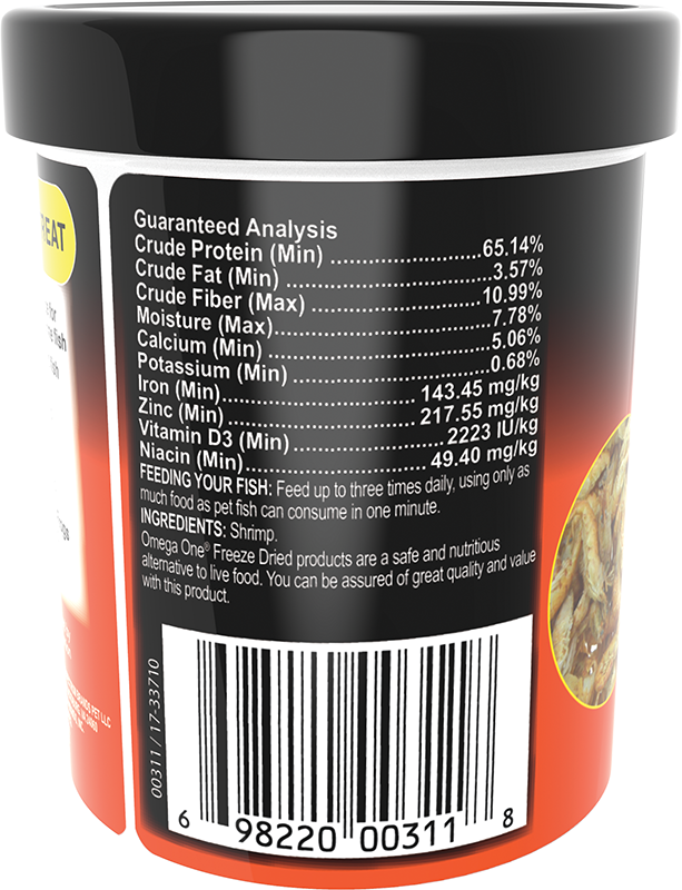 Omega One Freeze Dried Shrimp 0.85oz