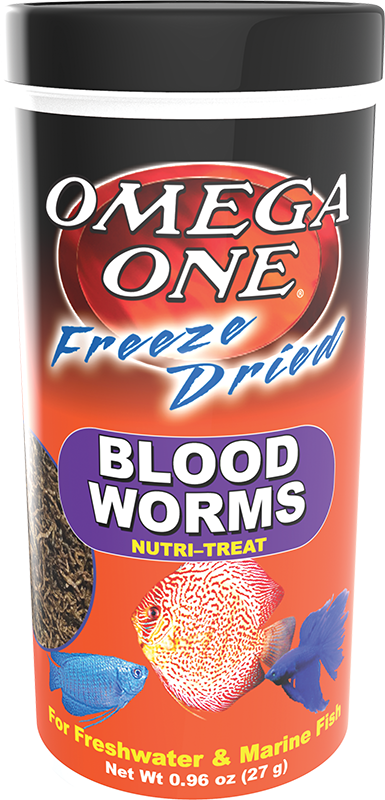 Omega One Freeze Dried Bloodworm 0.96oz