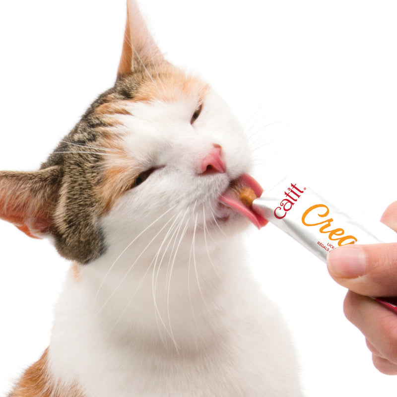 Catit Cat Creamy Treat Tube, Chicken/Liver, 5-pack