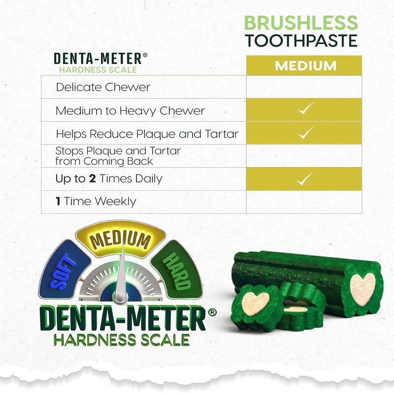 Ark Naturals Brushless Toothpaste, Dog Dental Chews for Mini Breeds, Freshens Breath, Helps Reduce Plaque & Tartar, 4oz, 1 Pack