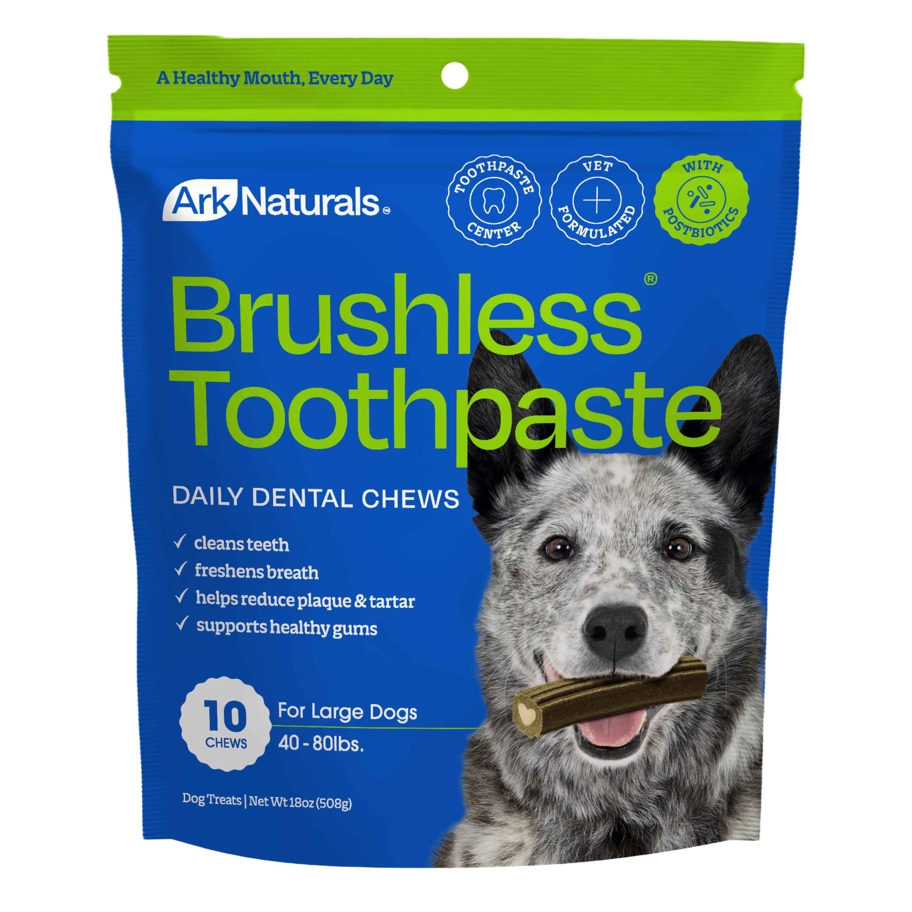 Fish Dog Toothpaste Ark Naturals Brushless Toothpaste, Dog Dental Chews for Large Breeds ...