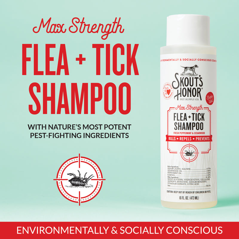 Skout's Honor Flea + Tick Shampoo For Dogs