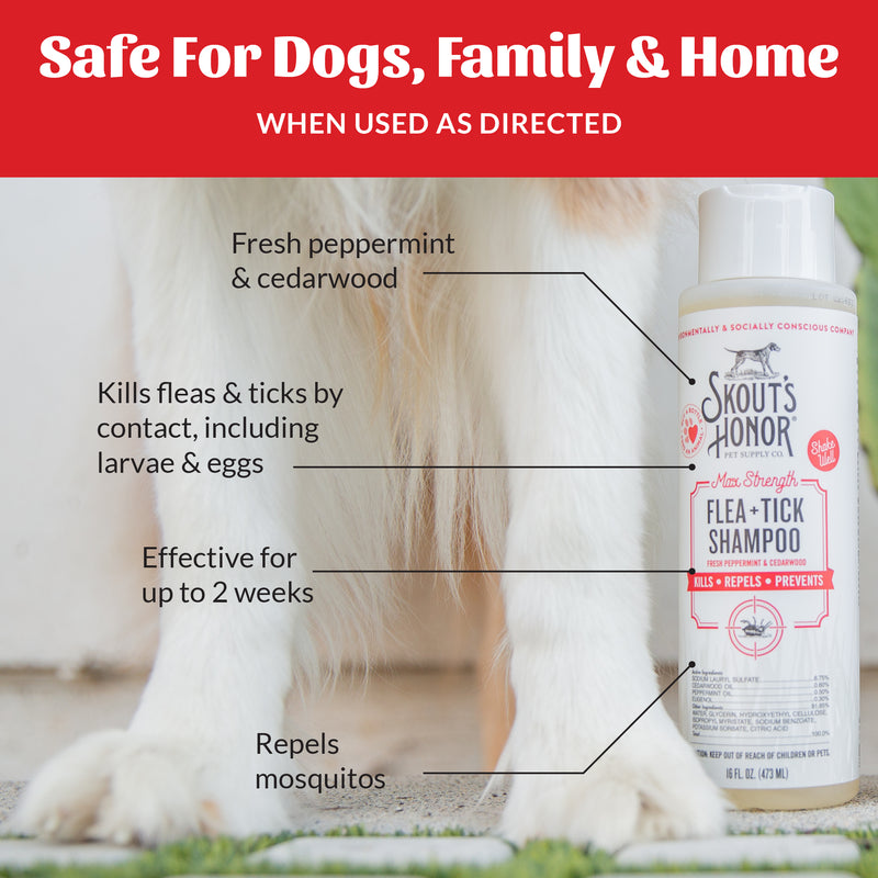 Skout's Honor Flea + Tick Shampoo For Dogs