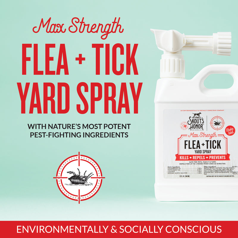 Skout's Honor Flea + Tick Yard Spray For Dogs