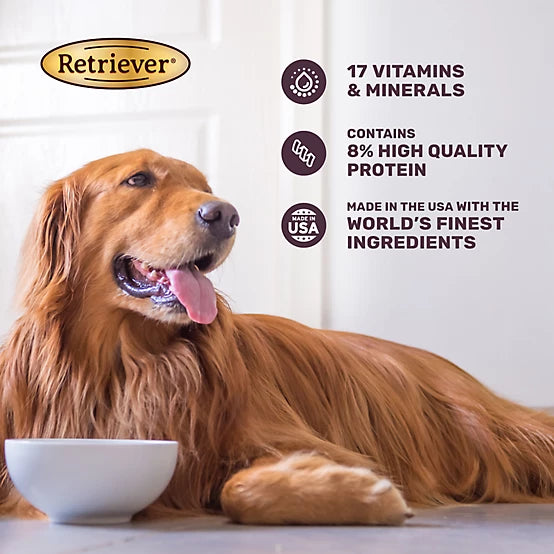 Retriever Adult Hearty Beef/Savory Chicken Cuts in Gravy Wet Dog Food Variety Pack, 13.2 oz., Pack of 24 Cans