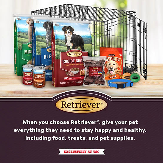 Retriever Adult Hearty Beef/Savory Chicken Cuts in Gravy Wet Dog Food Variety Pack, 13.2 oz., Pack of 24 Cans