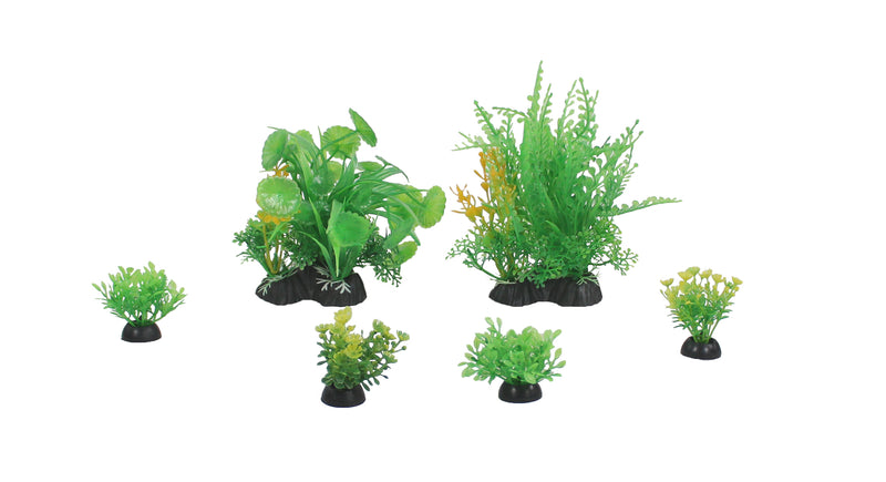 Penn-Plax Tide & Treasure™ Plant Decorating Kit - 6-Piece - Green