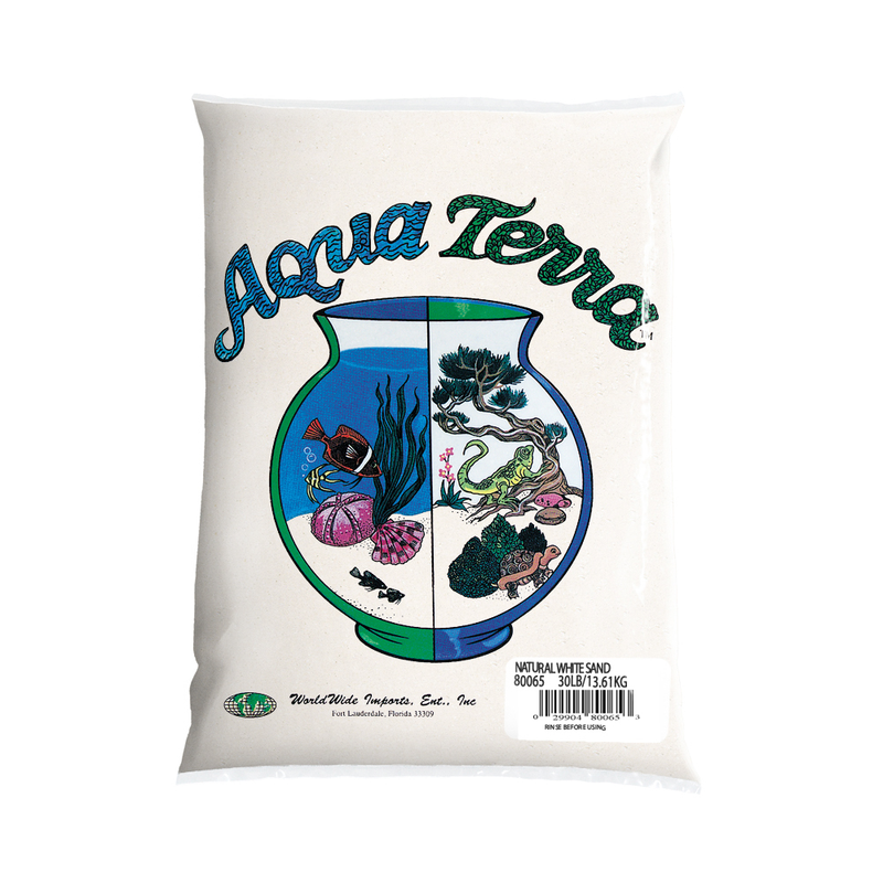 AQUA TERRA NATURAL WHITE SAND 5LB