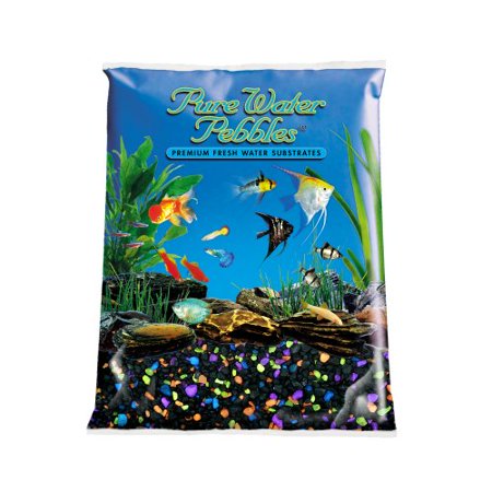 PURE WATER PEBBLES GRAVEL LASERNITE GLO  5 LB