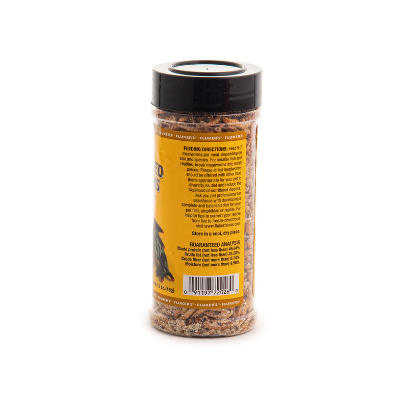 Fluker's Freeze Dried Mealworms Reptile Food