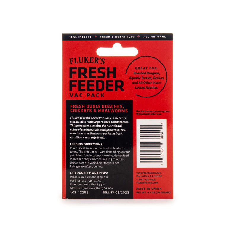 Fluker's Fresh Feeder Vac Pack Variety Mix Reptile Food