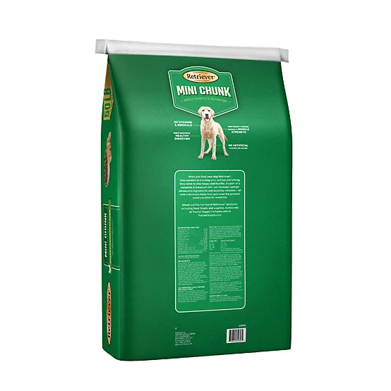 Retriever Complete Nutrition Adult Savory Chicken Mini Chunk Recipe Dry Dog Food, 50 lb. Bag