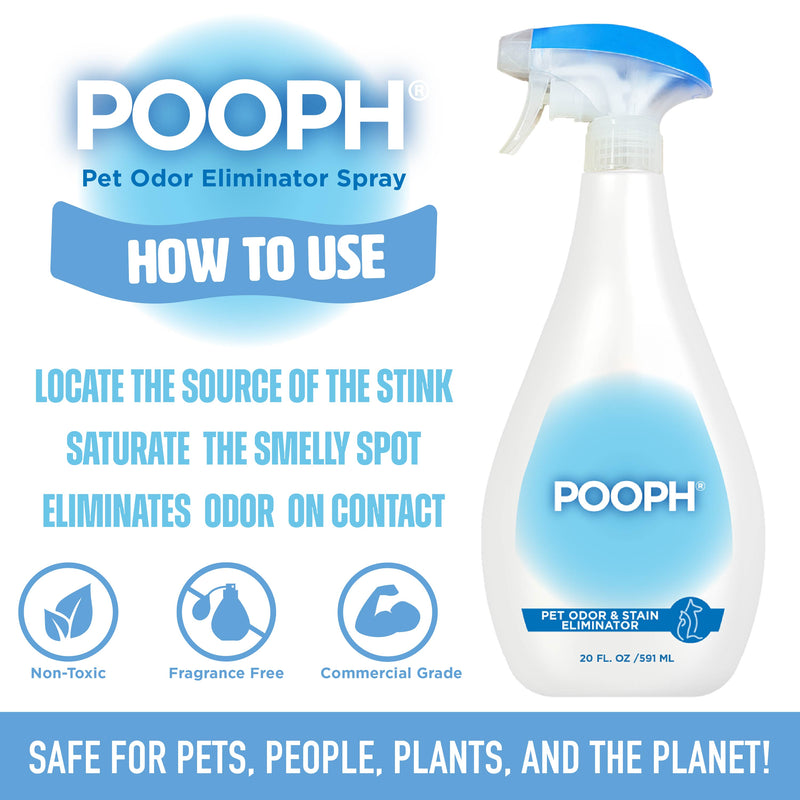 POOPH® Pet Odor Eliminator, 20oz Spray