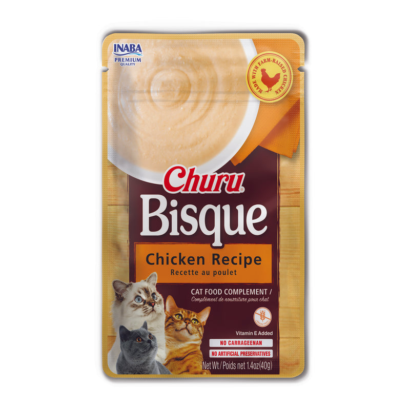 Inaba Churu Chicken Bisque Lickable Cat Treat