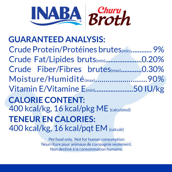 Inaba Churu Chicken and Tuna Broth Pouch Cat Treat