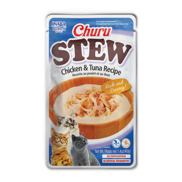 Inaba Churu Chicken and Tuna Stew Lickable Cat Treat