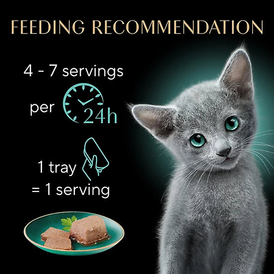 Sheba Perfect Portions Kitten Chicken/Salmon Pate Wet Cat Food Variety Pack, 2.6 oz., Pack of 24 Twin-Pack Trays