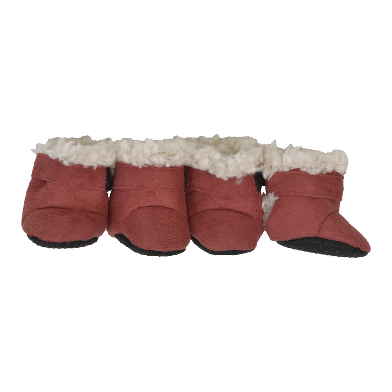 Celebrations 4pk Pink Ultra Suede Booties