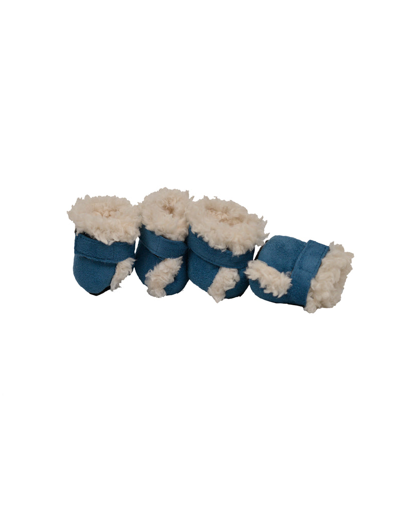 Celebrations 4pk Blue Ultra Suede Booties
