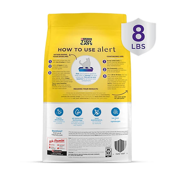 Purina Tidy Cats Tidy Care Alert Health Monitoring Cat Litter, 8 lb.