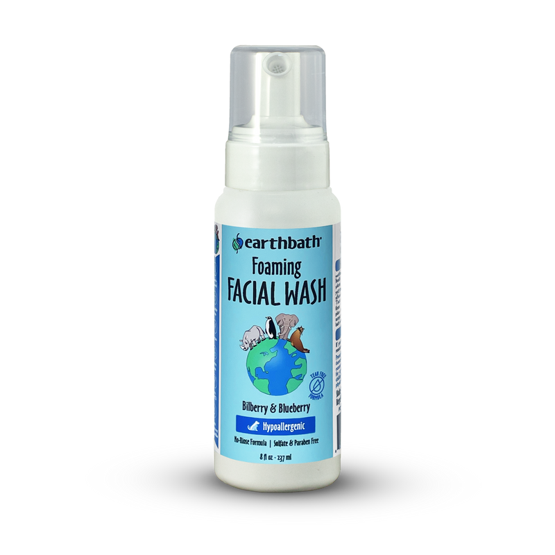 earthbathå¨ Foaming Facial Wash, Bilberry & Blueberry, 8 oz