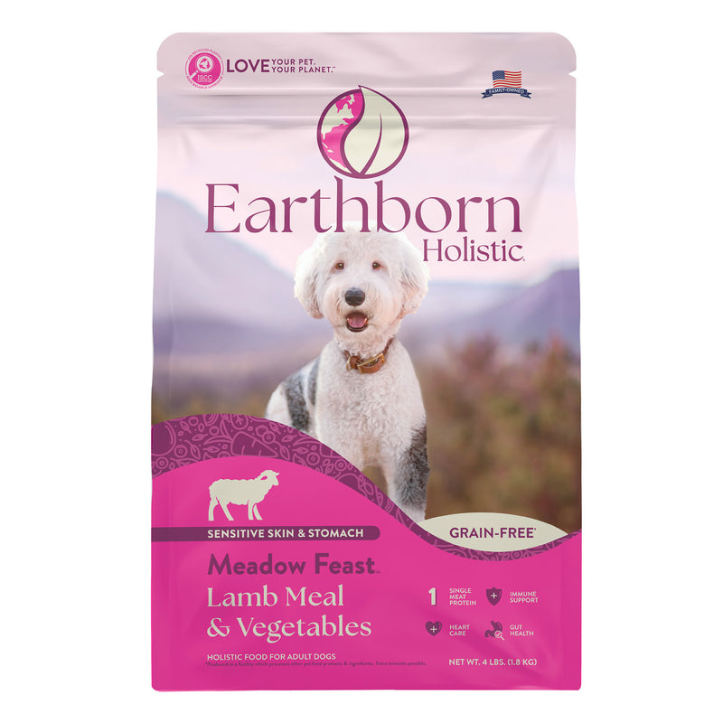 Earthborn Holistic Meadow Feast Lamb Meal & Vegetables Grain-Free Dry Dog Food 12.5 lb