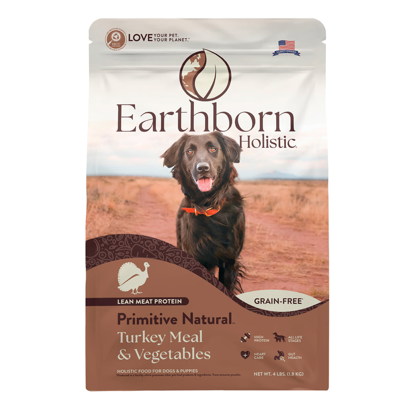 Earthborn Holistic Primitive Natural Turkey Meal & Vegetables Grain-Free Dry Dog Food 12.5 lb