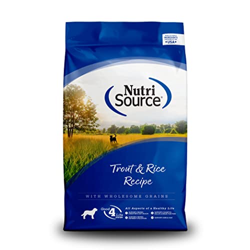 Nutrisource Trout & Rice Recipe Dry Dog Food, 26lb