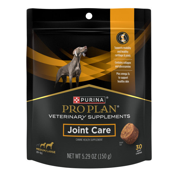 Purina Pro Plan Veterinary Joint Care Joint Supplement for Large Breed Dogs Hip and Joint Supplement - (30) 5.29 oz. Pouches