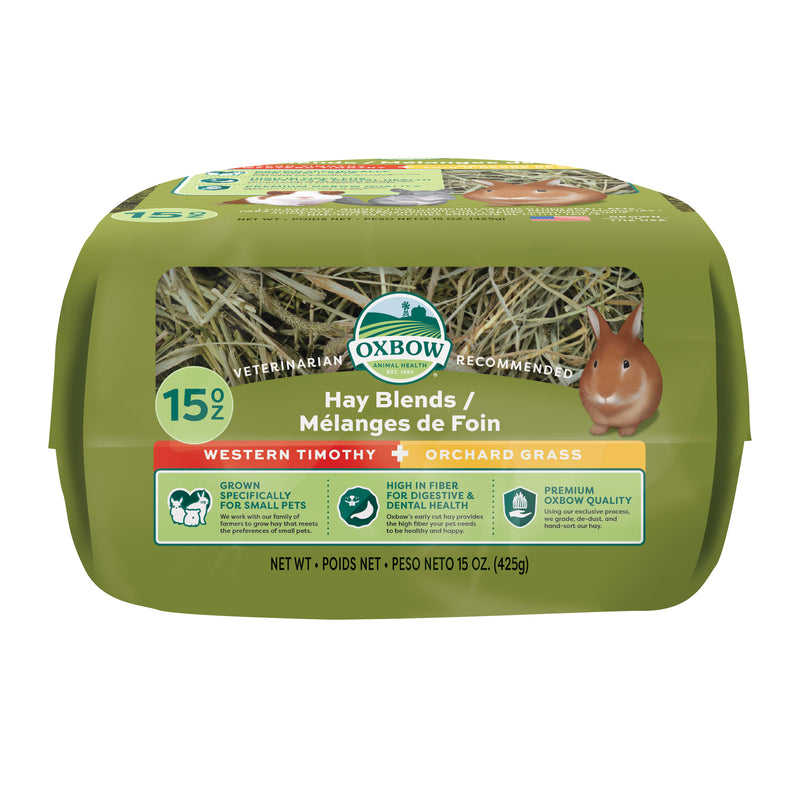 Oxbow Animal Heath Hay Blends - Western Timothy & Orchard 15oz