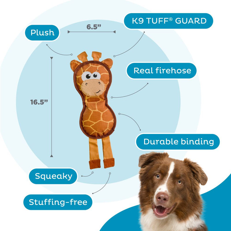 Outward Hound Fire Biterz Giraffe Dog Toy Med