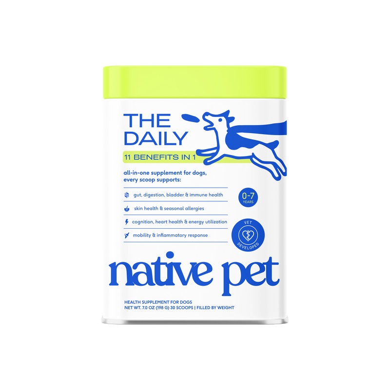 Native Pet The Daily Powder 11-in-1 Supplement for Dogs, 7 oz