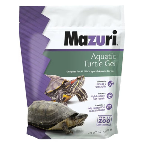 Mazuri® Aquatic Turtle Gel, 8 Ounce Bag