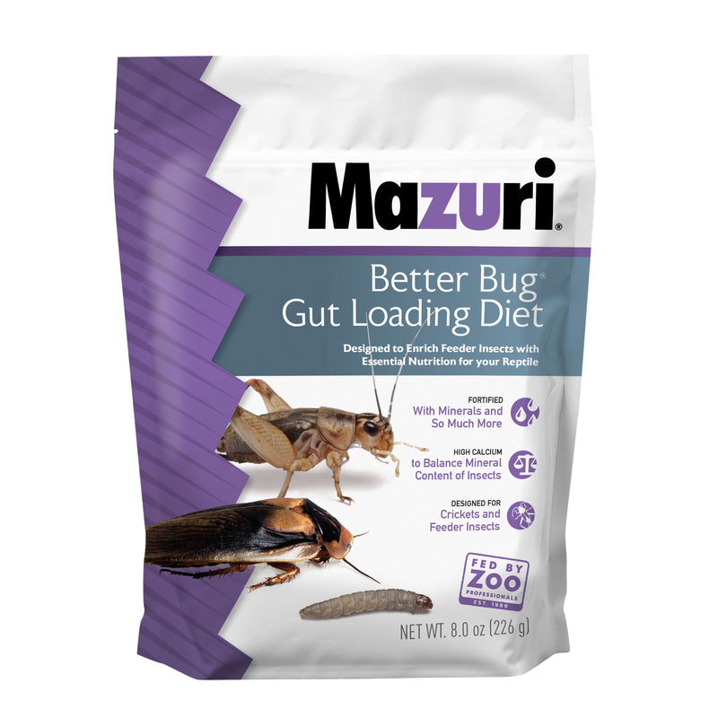 Mazuri® Better Bug® Gut Loading Diet, 8 ounce Bag