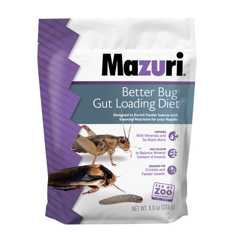 Mazuri® Better Bug® Gut Loading Diet, 8 ounce Bag