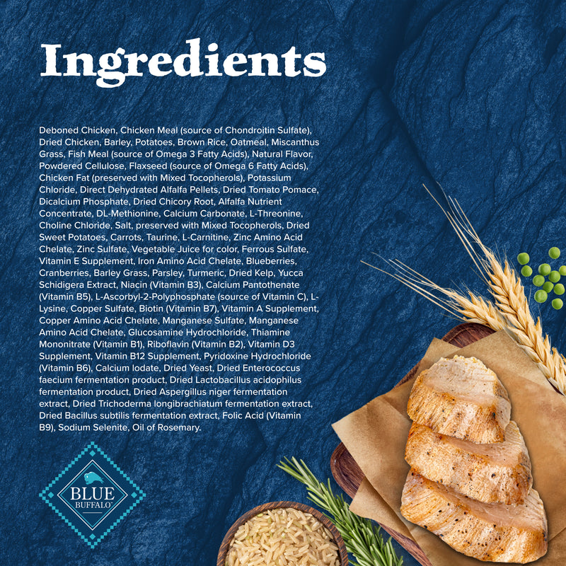 Blue Buffalo Wilderness Adult Weight Control Dry Dog Food With Real Chicken Plus Wholesome Grains, High-Protein Recipe, Made in the USA with Natural Ingredients, Chicken 24-lb Bag