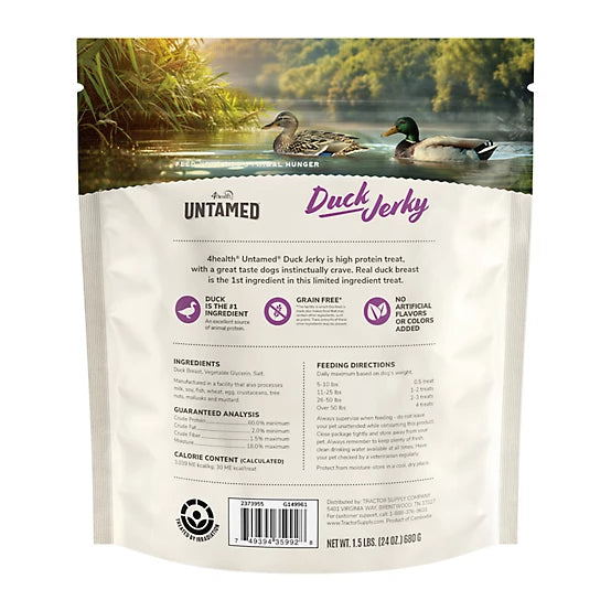 4Health Duck Jerky 24oz