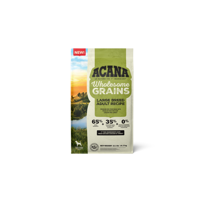 ACANA Wholesome Grains Large Breed Adult + Grains 22.5lb