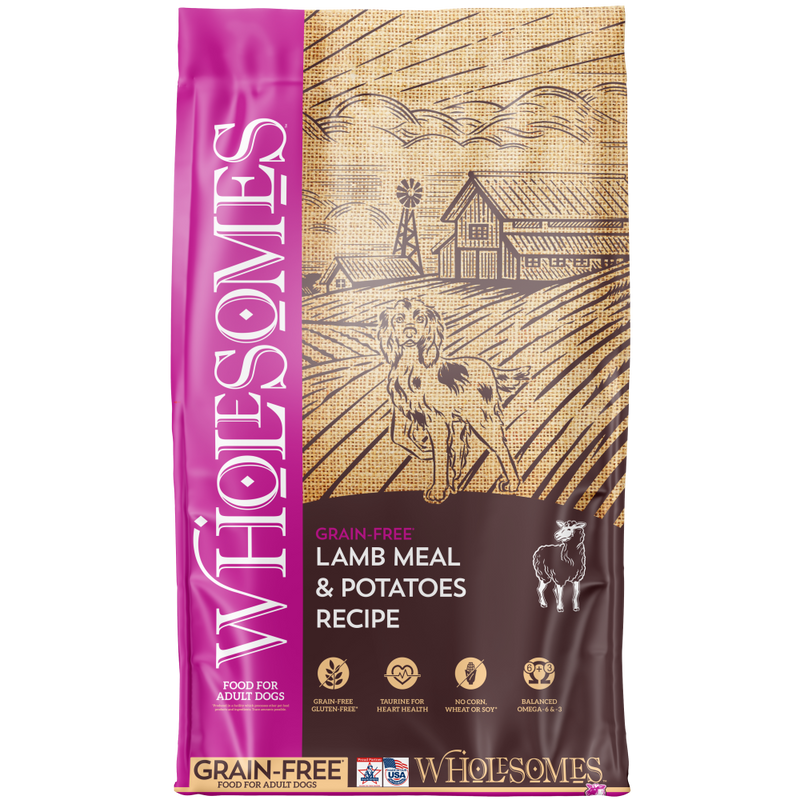 Wholesomes Lamb Meal & Potatoes RecipeFor Adult Dogs