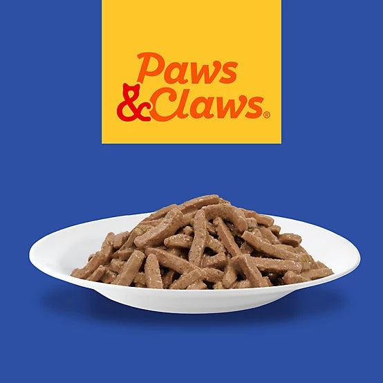 Paws & Claws Adult Shreds in Gravy Wet Cat Food Variety Pack, 5.5 oz., Pack of 32 Cans