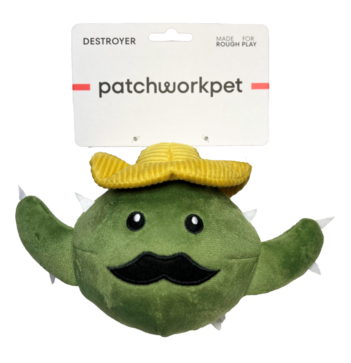 Patchwork Pet Prickles Cactus with Cactus Dog Toy, 5-in