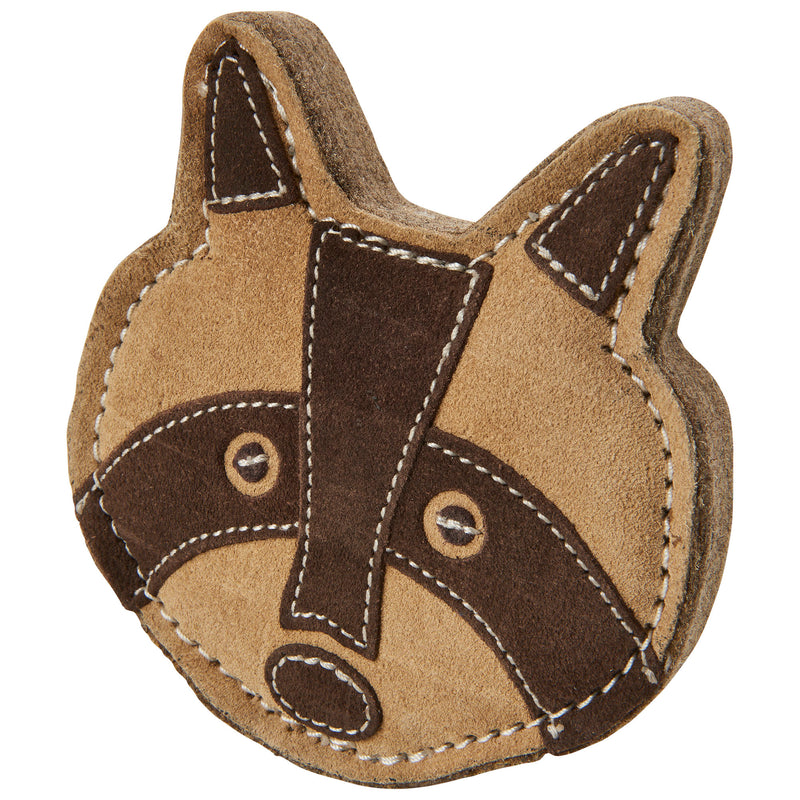 Ethical Products SPOT Dura-Fuse Leather Chunky Raccoon 5" Dog Toy