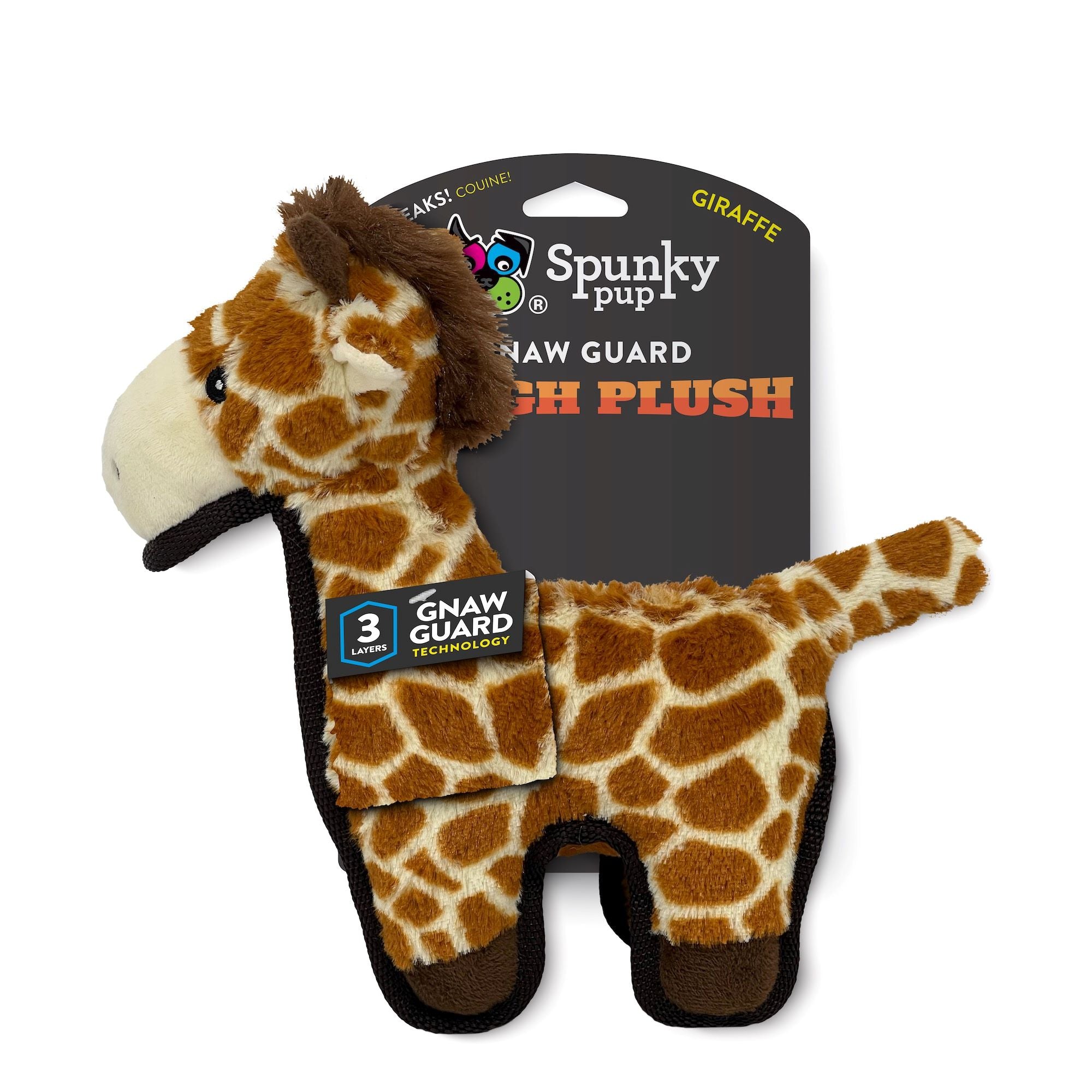 Spunky Pup Tough Plush Giraffe Dog Toy – Petsense