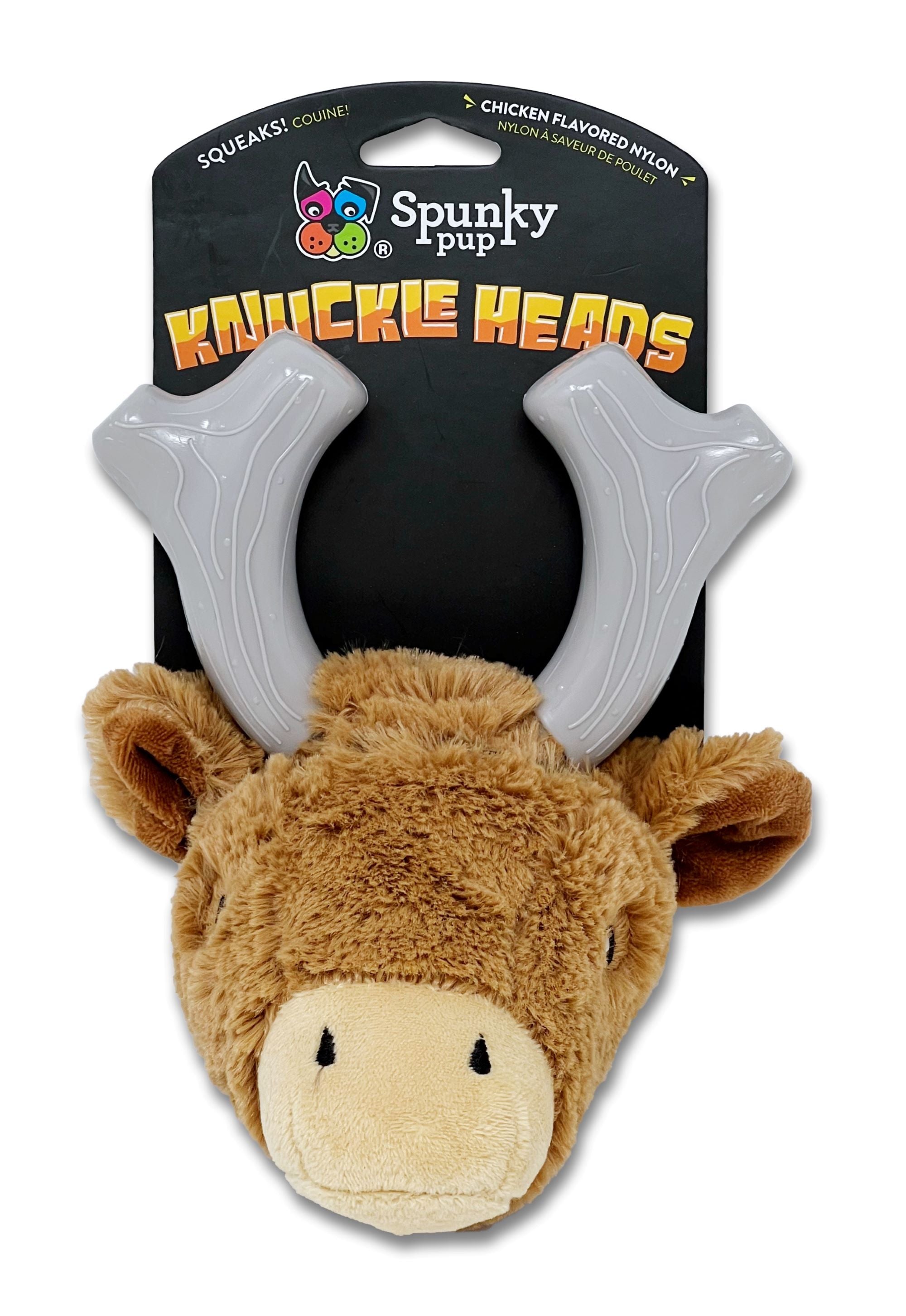 Spunky Pup Knucklehead Combo Plush - Dog Chew Toy, Deer – Petsense