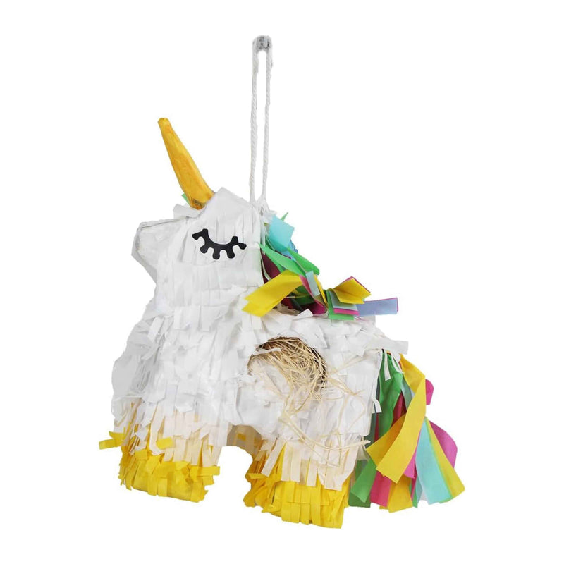 Penn-Plax Unicorn Pinata with Natural Nesting Material – Safe for Small and Medium Birds – Mini