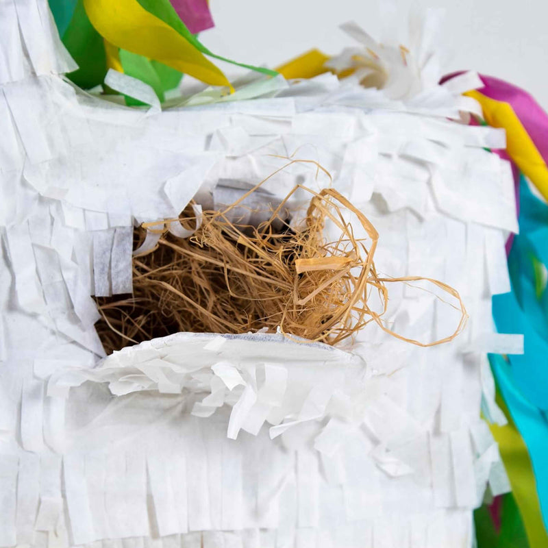 Penn-Plax Unicorn Pinata with Natural Nesting Material – Safe for Small and Medium Birds – Mini