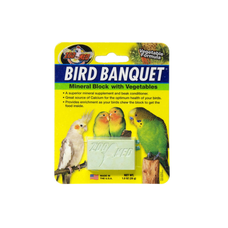 Zoo Med Bird Banquet Block - Vegetable 1 Ounce