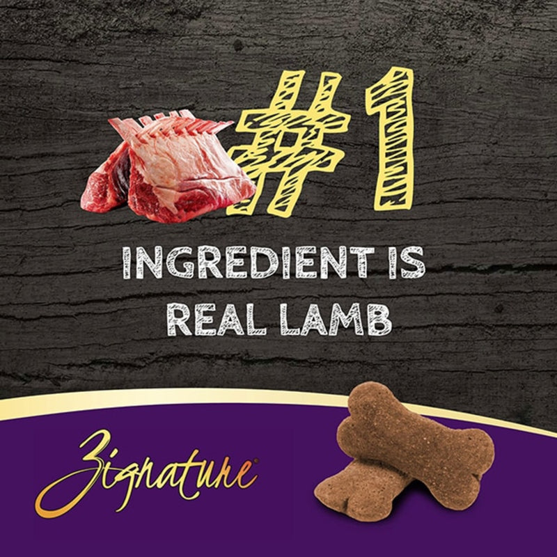 Zignature Lamb Biscuit Treats For Dog, 12oz