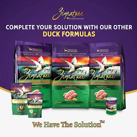 Zignature Soft Moist Dog Treats Duck Formula Dog Treats, 4 oz.