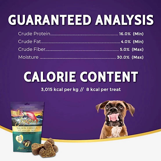 Zignature Soft Moist Dog Treats Salmon Formula Dog Treats, 4 oz.
